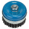 Topfbürste, Stahl, gezopfter Draht, 75 mm, 0,5 mm, 12500 U/ min, M 10