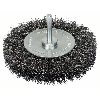 Scheibenbürste für Bohrmaschinen, Gewellter Draht, 100 mm, 20 mm