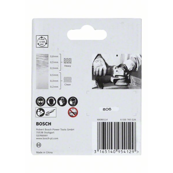 X-LOCK Topfbürste 75 mm, gezopfter Stahldraht 65 mm, 0,35 mm, X-LOCK-Beschreibung lesen