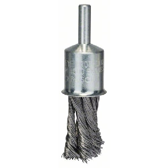 Pinselbürste, Stahl, gezopfter Draht, 0,35 mm, 19 mm, 4500 U/ min-Beschreibung lesen