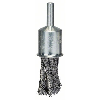 Pinselbürste, Stahl, gezopfter Draht, 0,35 mm, 19 mm, 4500 U/ min