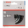 Topfbürste, Stahl, gezopfter Draht, 90 mm, 0,8 mm, 8500 U/ min, M 14 Topfbürste, Stahl, gezopfter Draht, 90 mm, 0,8 mm, 8500 U/ min, M 14