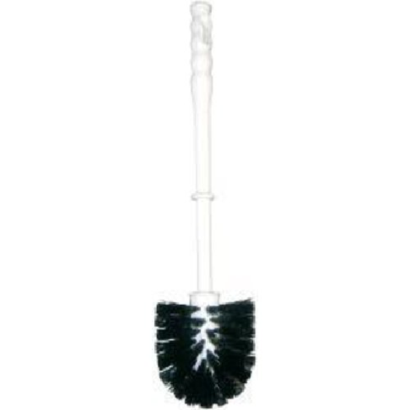 Brosse WC, noire 360mm l, diamètre 70mm-Lire la description