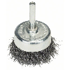Topfbürste, Stahl, gewellter Draht, 50 mm, 0,2 mm, 4500 U/ min