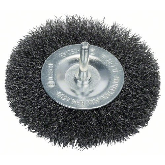 Scheibenbürste, Stahl, gewellter Draht, 100 mm, 0,2 mm, 10 mm, 4500 U/min-Beschreibung lesen