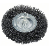 Scheibenbürste, Stahl, gewellter Draht, 100 mm, 0,2 mm, 10 mm, 4500 U/min
