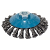 Kegelbürste Heavy for Metal, gezopfter Draht, 0,5 mm, 115 mm, 12500 U/min, M 14