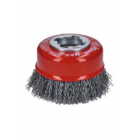 X-LOCK Topfbürste 75 mm, gewellter Stahldraht 75 mm, 0,3 mm, X-LOCK X-LOCK Topfbürste 75 mm, gewellter Stahldraht 75 mm, 0,3 mm, X-LOCK-Beschreibung lesen