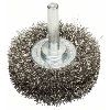 Scheibenbürste, Edelstahl, gewellter Draht, 50 mm, 0,2 mm, 15 mm, 4500 U/ min Scheibenbürste, Edelstahl, gewellter Draht, 50 mm, 0,2 mm, 15 mm, 4500 U/ min