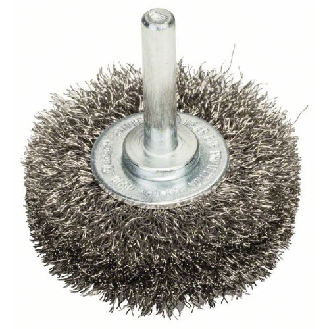 Scheibenbürste, Edelstahl, gewellter Draht, 50 mm, 0,2 mm, 15 mm, 4500 U/ min-Beschreibung lesen