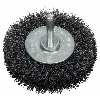 Scheibenbürste, Stahl, gewellter Draht, 75 mm, 0,3 mm, 16 mm, 4500 U/min