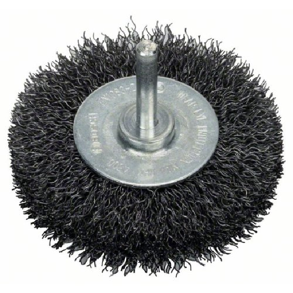 Scheibenbürste, Stahl, gewellter Draht, 75 mm, 0,3 mm, 16 mm, 4500 U/min-Beschreibung lesen