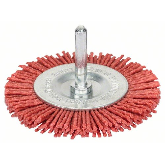 Scheibenbürste, Nylon mit Korund, 75 mm, 1 mm, 8 mm, 4500 U/ min-Beschreibung lesen