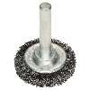 Scheibenbürste, Stahl, gewellter Draht, 30 mm, 0,2 mm, 6 mm, 4500 U/min