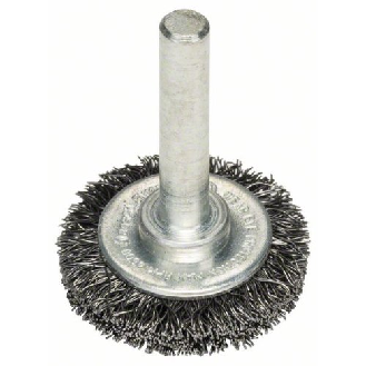 Scheibenbürste, Stahl, gewellter Draht, 30 mm, 0,2 mm, 6 mm, 4500 U/min-Beschreibung lesen