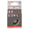 Scheibenbürste, Stahl, gewellter Draht, 30 mm, 0,2 mm, 6 mm, 4500 U/min