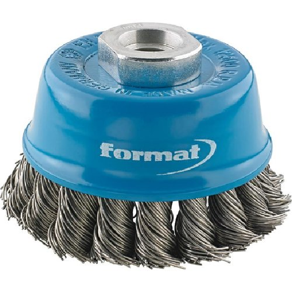 Topfbürste Stahldraht M14 65x0,50mm gezopft-Beschreibung lesen
