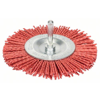 Scheibenbürste, Nylon mit Korund, 100 mm, 1 mm, 8 mm, 4500 U/ min-Beschreibung lesen