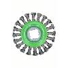X-LOCK Scheibenbürste 115 mm, gezopfter rostfreier Stahldraht 115 mm, 0,5 mm X-LOCK Scheibenbürste 115 mm, gezopfter rostfreier Stahldraht 115 mm, 0,5 mm