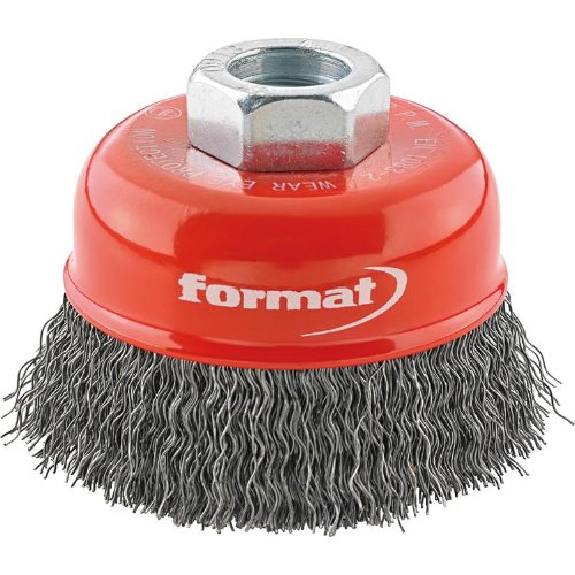 Format brosse coupe fil d'acier M14 60mm ondulé-Leggi tutto
