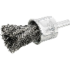 Pinselbürste Stahldraht 6mm 23x29x0,35mm gezopft Pinselbürste Stahldraht 6mm 23x29x0,35mm gezopft