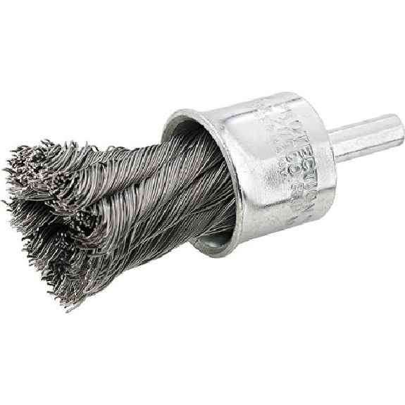 Pinselbürste Stahldraht 6mm 23x29x0,35mm gezopft Pinselbürste Stahldraht 6mm 23x29x0,35mm gezopft-Beschreibung lesen