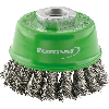 Topfbürste rostfrei M14 65x0,50mm gezopft Topfbürste rostfrei M14 65x0,50mm gezopft