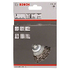 Scheibenbürste, Edelstahl, gewellter Draht, 80 mm, 0,2 mm, 4 mm, 4500 U/ min