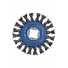 X-LOCK Scheibenbürste 115 mm, gezopfter Stahldraht 115 mm, 0,5 mm, 12 mm