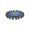 X-LOCK Scheibenbürste 115 mm, gezopfter Stahldraht 115 mm, 0,5 mm, 12 mm