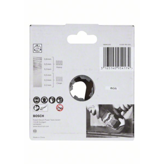 X-LOCK Scheibenbürste 115 mm, gezopfter Stahldraht 115 mm, 0,5 mm, 12 mm-Beschreibung lesen