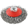 Kegelbürste Stahldraht M14 100x0,30mm gewellt Kegelbürste Stahldraht M14 100x0,30mm gewellt