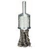 Pinselbürste, Edelstahl, gezopfter Draht, 0,35 mm, 19 mm, 4500 U/ min