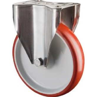 Bockrolle 150mm H110.B26 Platte,Polyure,ER,GL H110.B26.150-Beschreibung lesen