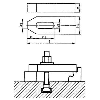 Spanneisen DIN 6314 18x160mm