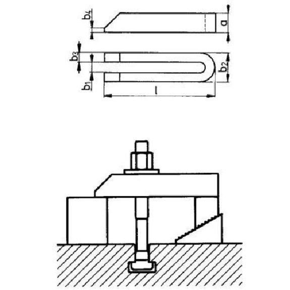 Spanneisen D6315B 14x160mm Spanneisen D6315B 14x160mm-Beschreibung lesen