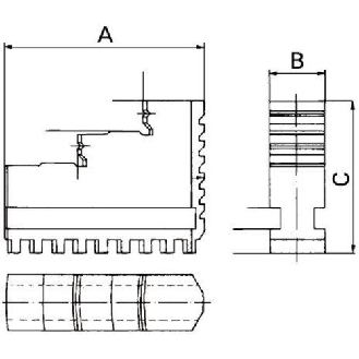 Satz von Backen DIN 6350 BB 315 mm-Beschreibung lesen
