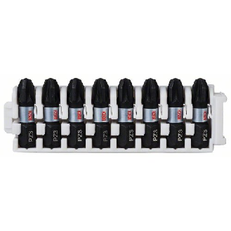 Impact Control Schrauberbitpack, 8-teilig, mit PZ 3, 25 mm-Beschreibung lesen