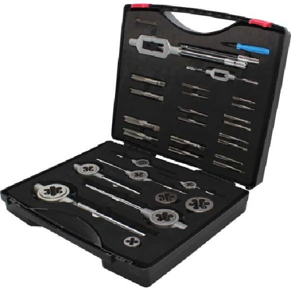 Hand-Gewindeschneidwerkzeug-Satz DIN 2184 HSS BSP1/8-1" Hand-Gewindeschneidwerkzeug-Satz DIN 2184 HSS BSP1/8-1"-Beschreibung lesen