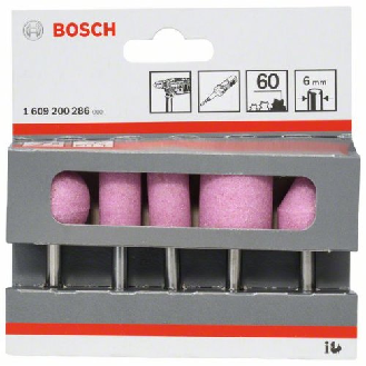 Schleifstift-Set, 5-teilig, 6 mm, 60, 25, 15, 15, 25, 20 x 24, 30, 30, 25, 25 mm-Beschreibung lesen