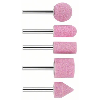 Schleifstift-Set, 5-teilig, 6 mm, 60, 25, 15, 15, 25, 20 x 24, 30, 30, 25, 25 mm