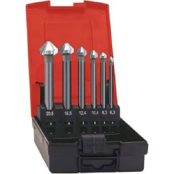 Kegelsenker-Satz WN extra-lang 6,3-20,5mm Kegelsenker-Satz WN extra-lang 6,3-20,5mm-Beschreibung lesen
