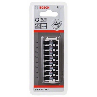 Impact Control Schrauberbitpack, 8-teilig, mit T40, 25 mm-Beschreibung lesen