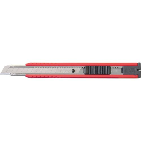 Cuttermesser mit Drucktaste 9mm Cuttermesser mit Drucktaste 9mm-Beschreibung lesen