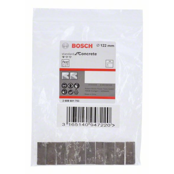 Segmente für Diamantbohrkrone Standard for Concrete 10, 10 mm-Beschreibung lesen