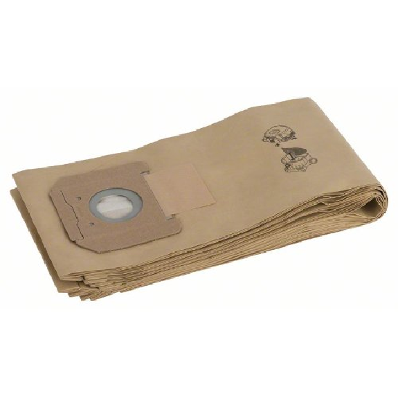 Sac filtrant en papier, adapté au GAS 55 M AFC Professional-Lire la description