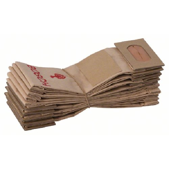 Staubbeutel für Schwingschleifer, Papier, 10er-Pack, für GSS 230 / 280A / 280 AE-Beschreibung lesen