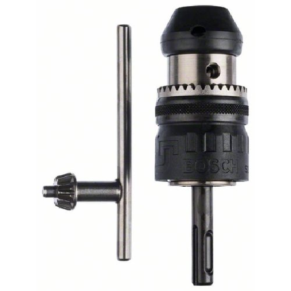 Zahnkranzbohrfutter bis 13 mm, 2,5 - 13 mm, SDS-plus, mit Spannkraft-Sicherung Zahnkranzbohrfutter bis 13 mm, 2,5 - 13 mm, SDS-plus, mit Spannkraft-Sicherung-Beschreibung lesen
