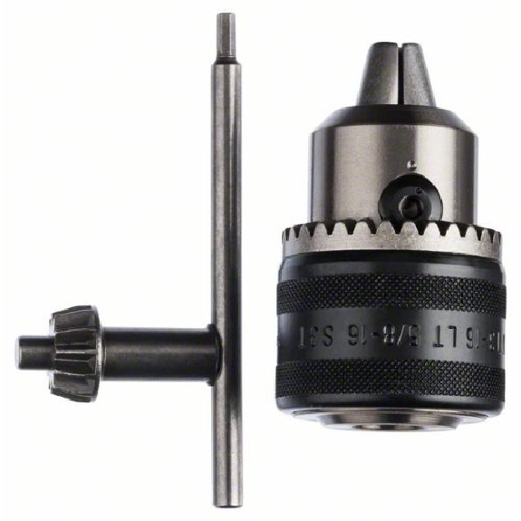 Zahnkranzbohrfutter bis 16 mm, 3 bis 16 mm, 5/8" - 16, Spannkraftsicherung Zahnkranzbohrfutter bis 16 mm, 3 bis 16 mm, 5/8" - 16, Spannkraftsicherung-Beschreibung lesen