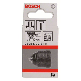 Schnellspannbohrfutter bis 10 mm, 1 bis 10 mm, 1/2" bis 20-Beschreibung lesen